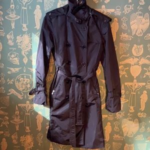 Andrew Marc black trench coat